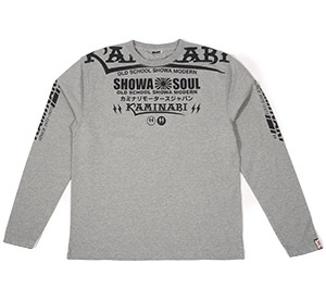 カミナリ雷/SHOWA SOUL/ロンT/ash/M/kmlt-155/エフ商会/テッドマン/カミナリモータース拍卖
