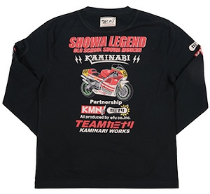 カミナリ雷/NSR500/ロンT/黒/S/kmlt-153/エフ商会/テッドマン/カミナリモータース拍卖