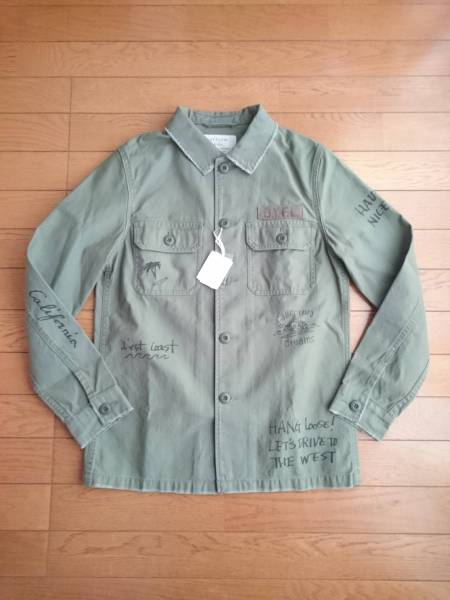 ベイフロー グラフティ ミリタリー シャツ ジャケット BAYFLOW拍卖