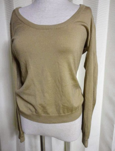 NARACAMICIE ナラカミーチェ 黄土色 セーター シンプル I拍卖