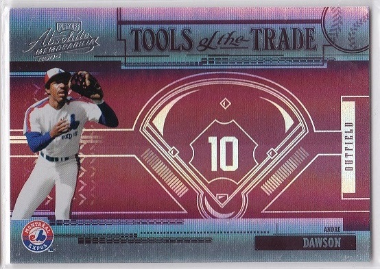 2005PLAYOFF Absolute Memorabilia TOLS of the TRADE #TT-101 Andre Dawson 20/50拍卖