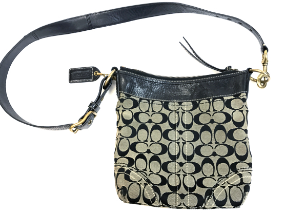 コーチ シグネチャー ミディアムダッフル ショルダー バッグ キャンバス レザー ロゴ 肩掛け拍卖