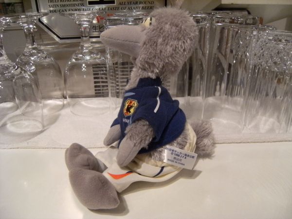 非売品★昭和レトロ★日本サッカー協会公認 1996年 JFA★日本サッカー ユニフォーム & セサミストリート ビッグバード ぬいぐるみ 人形☆拍卖