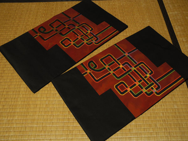 正絹 新品・未使用 ラインアート 軽装帯 名古屋帯 美品拍卖