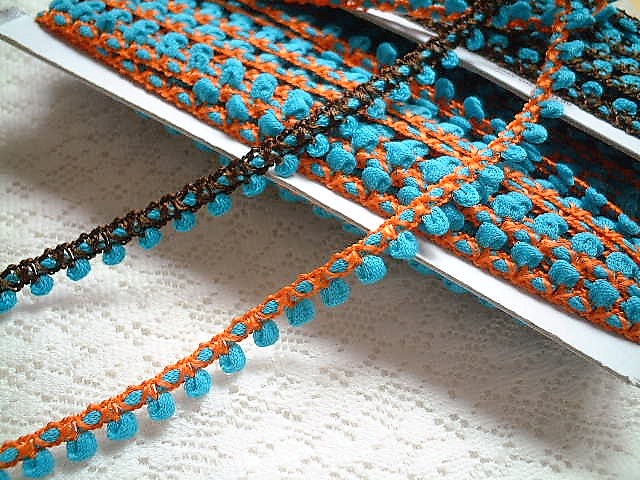 momo♪1巻17m♪ポンポンブレードブレード♪1色のみ巾1cm拍卖