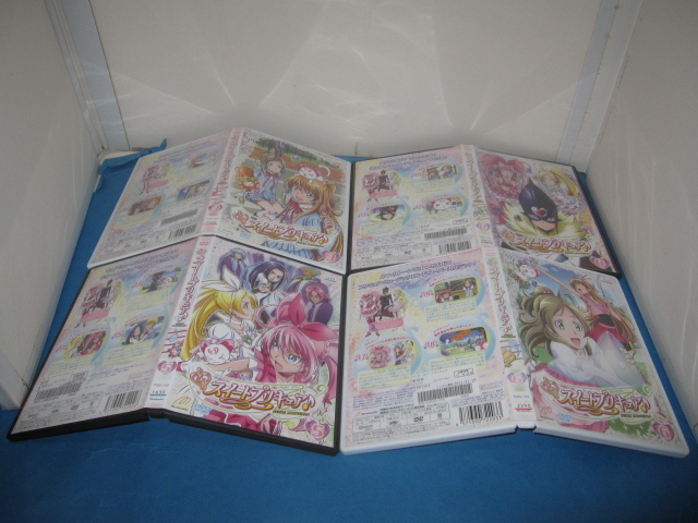 DVD スイートプリキュア! 第3巻~第5巻 4本セット レンタル品拍卖