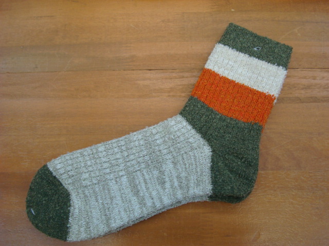 新品Mauna Kea(マウナケア)ソックス ウール5段切り替え MENS Olive拍卖