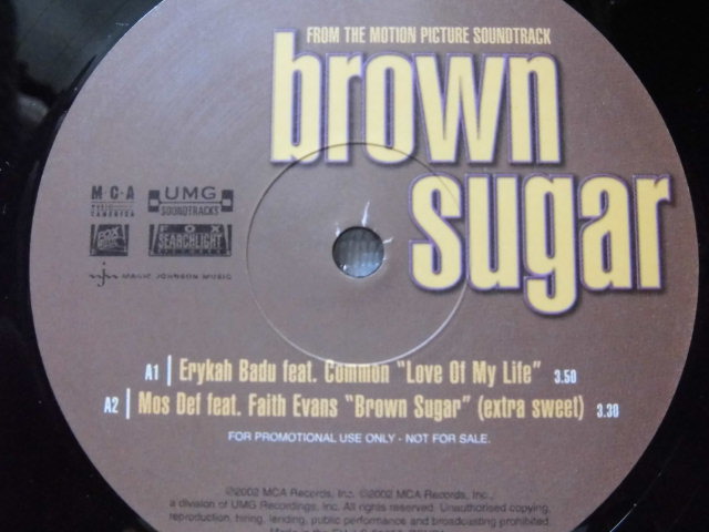 brown sugar/Erykah Badu Featuring Common / Love Of My Life /mos def/faith evans/hi tek/rahsaan patterson/2002/12インチ拍卖