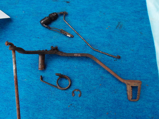 ヤマハMR50 長期放置車の部品 ブレーキペダル 売り切りです。拍卖