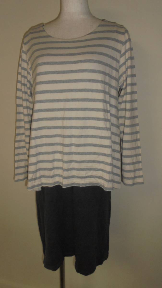 StudioClip スタジオクリップ 重ね着風 ワンピース ボーダー拍卖