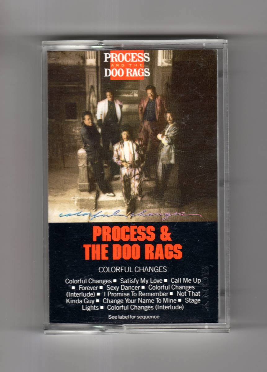 ★PROCESS&THE DOO RAGS/Clorful Changes◇80’s クワイエット・ストーム系ブラコン大名盤!◆激レアなオリジナルの『カセット・テープ』拍卖
