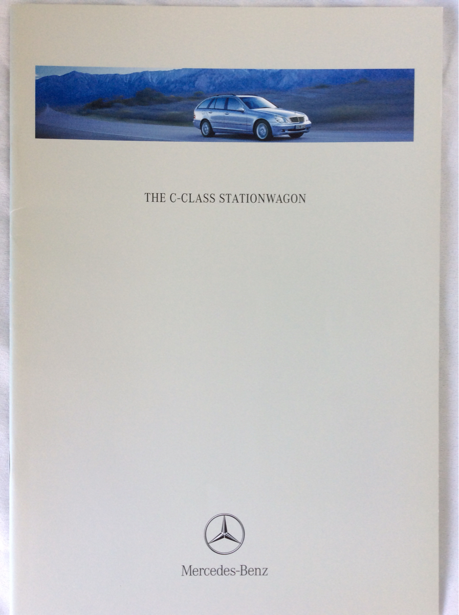 美品 メルセデス ベンツ S203 C180 C200 C240 C240 4MATIC C320 スポーツパッケージ Cクラス ワゴン 中期 カタログ 日本語版 02年8月版拍卖