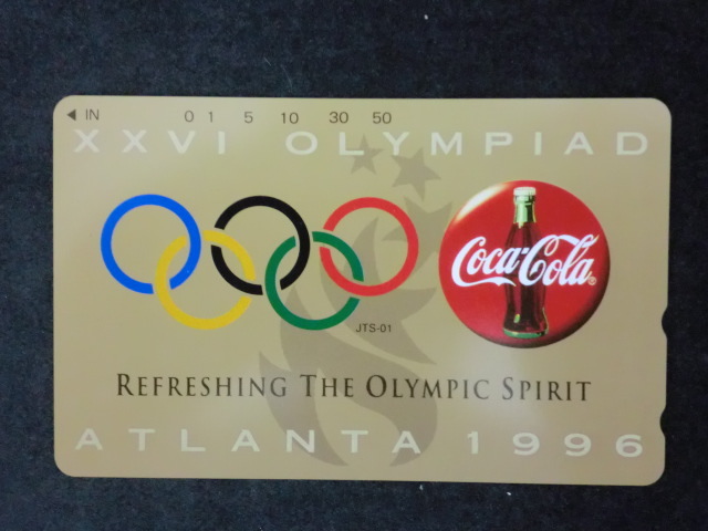 ≪テレホンカード≫コカコーラ1996アトランタオリンピック記念50度数☆i20拍卖