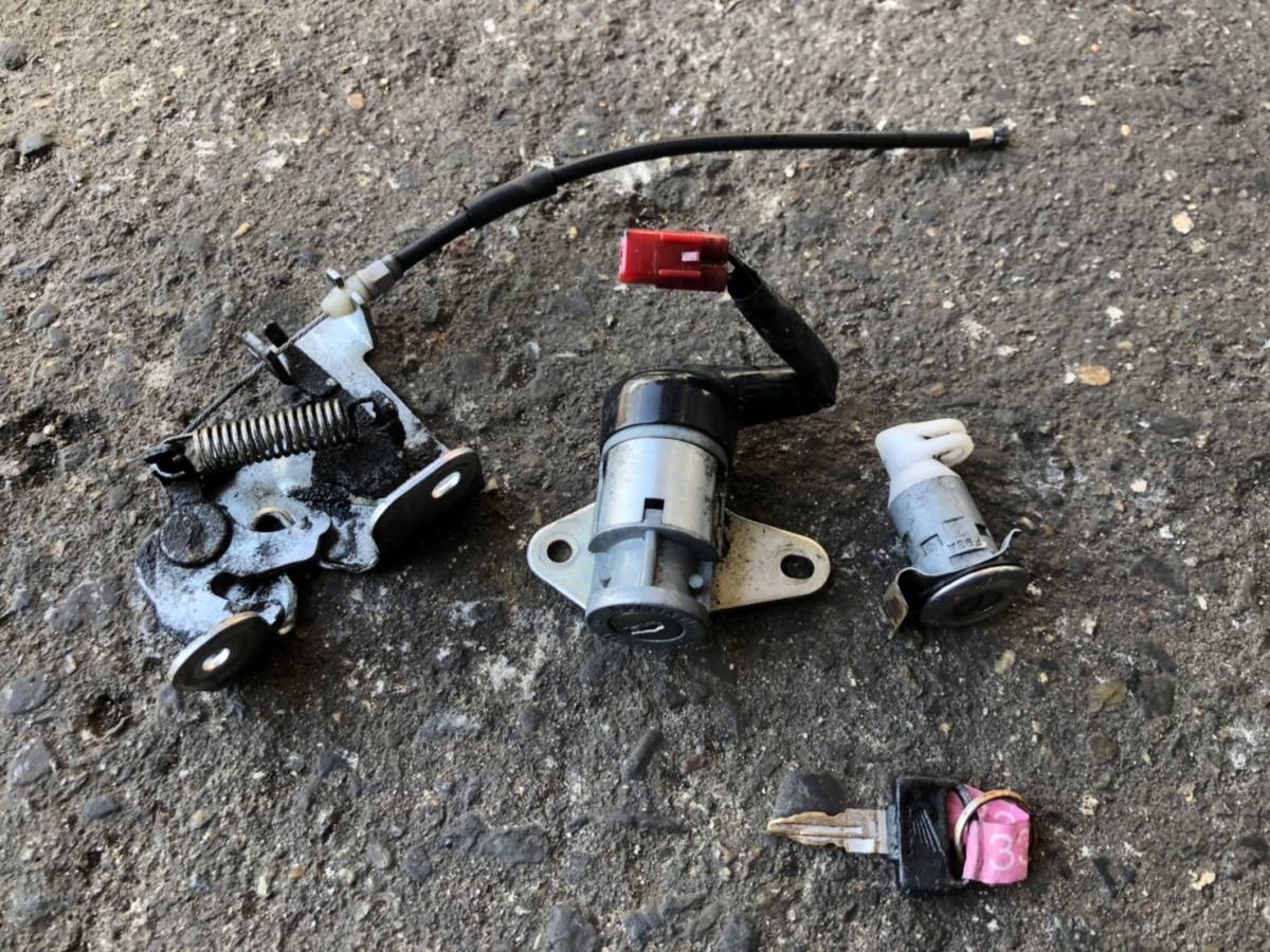 ≪42748≫ ジャイロX FI TD02 (110番台~) ON抜け有り! 純正 メインキー セット拍卖