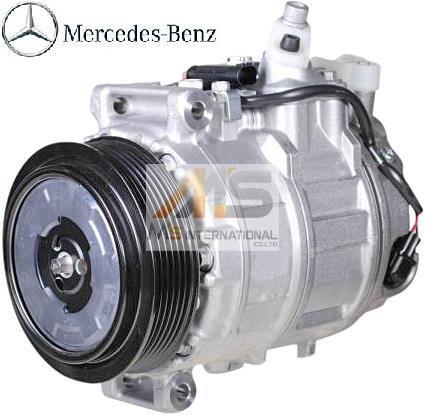 【M's】 W220 S600 / W215 CL600 / R171 SLK280 SLK350 エアコンコンプレッサー // ベンツ 純正OEM品 ACコンプレッサー 0012305411拍卖
