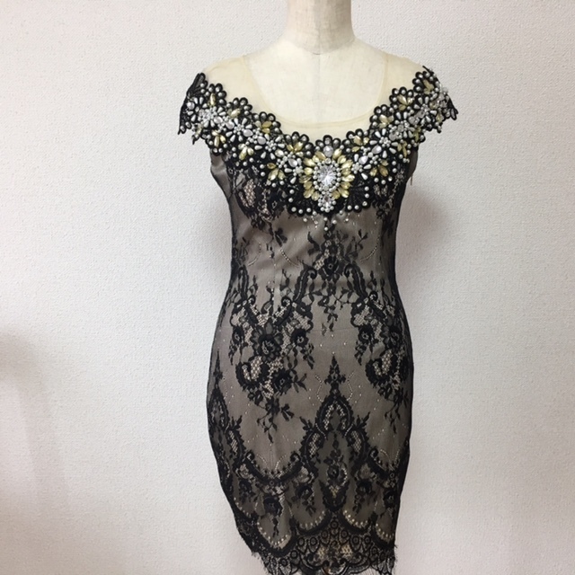 美品★dazzy ビジュー付き パーティードレス S拍卖