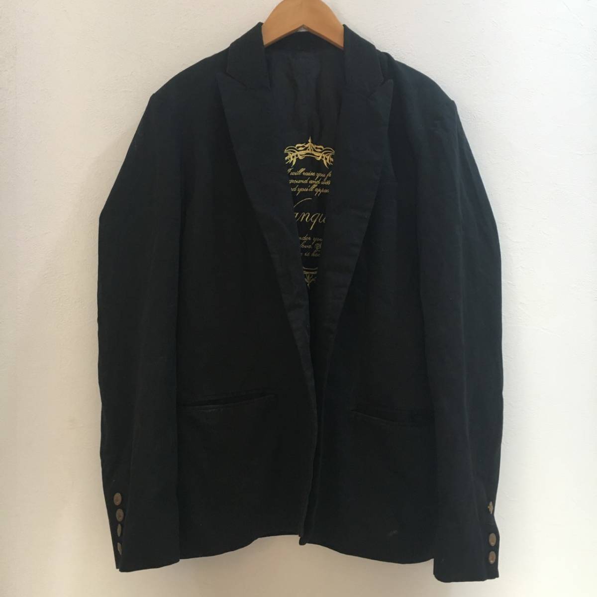 VANQUISH/ヴァンキッシュ 46サイズ テーラード ジャケット 上着 スーツ拍卖