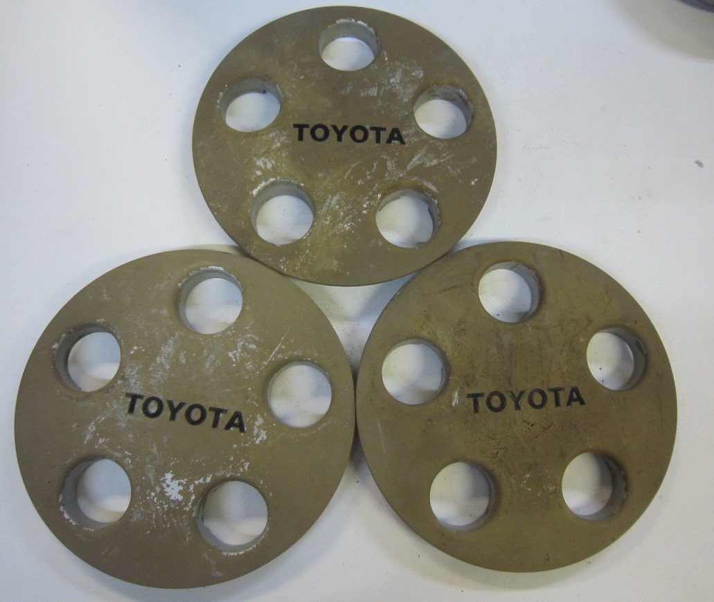 あ613☆トヨタ センターキャップ 3枚 PCD114.3 5H拍卖