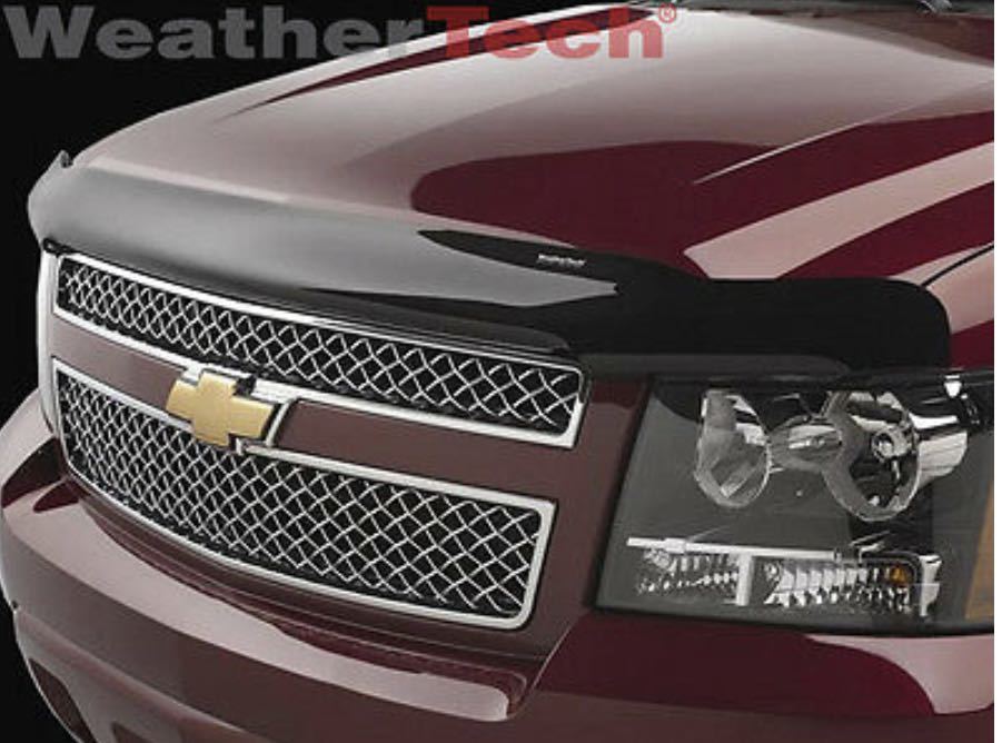 07y~19y WeatherTech ストーン & バグ デフレクター フード シールド アバランチ / サバーバン / タホ用拍卖