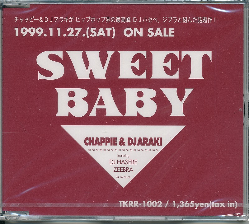 CHAPPIE & DJ ARAKI / SWEET BABY /未開封CD!57561拍卖