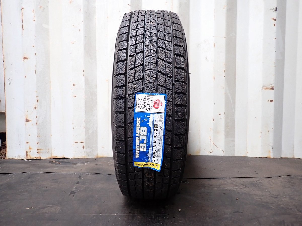 QR991【送料無料235/65R18】1本 ダンロップ SJ8 2021年 未使用品 スタッドレスタイヤ《即決あり》拍卖