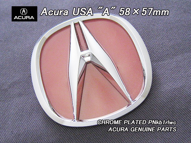 アキュラAマーク【ACURA】58×57mm米国US純正エンブレム-ミニサイズ(PNkb1rlWC)/USDM北米仕様ホンダUSAバッジ小さいシンボルマーク拍卖