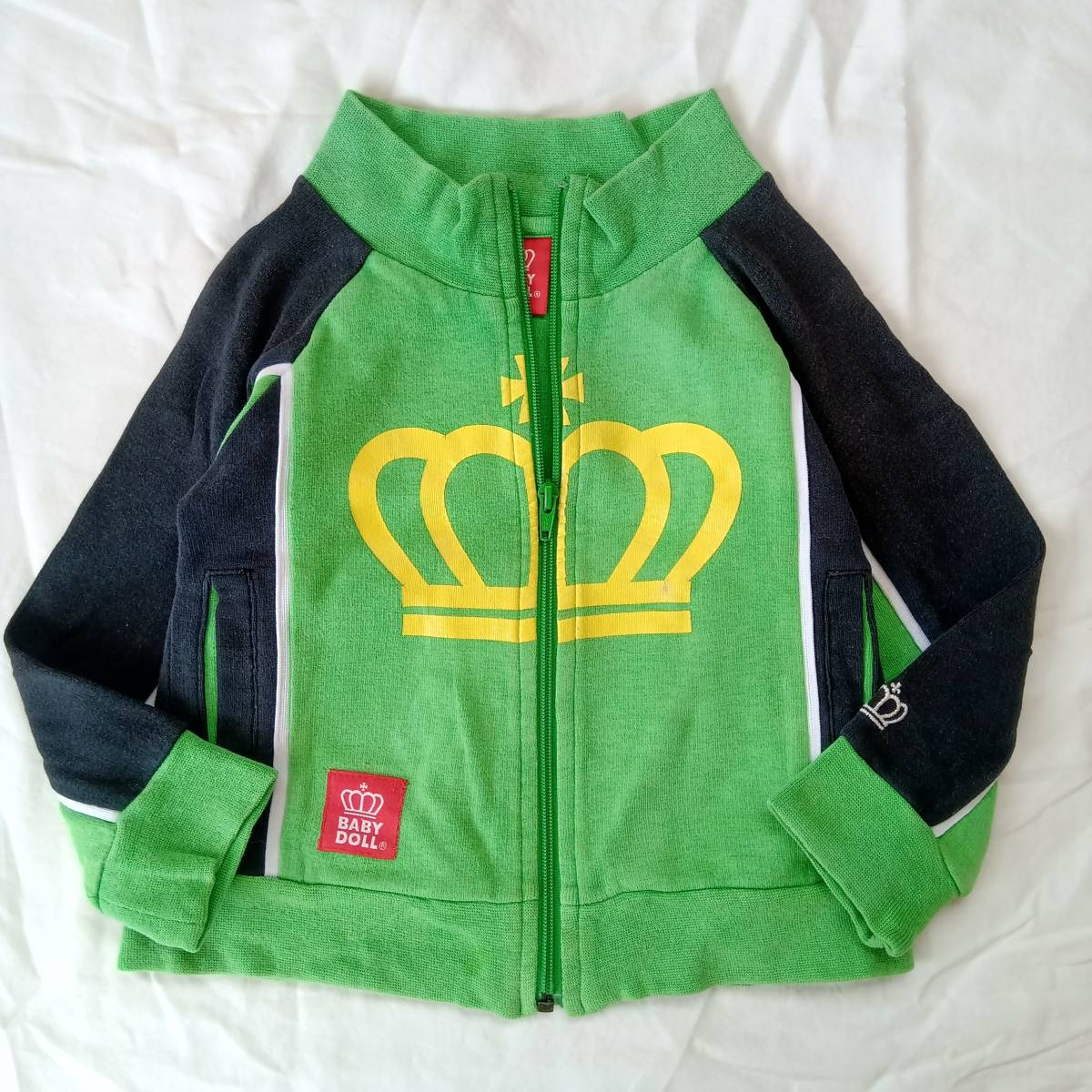 BABY DOLL ベビードール ジップアップ スウェットシャツ トレーナー 90cm拍卖