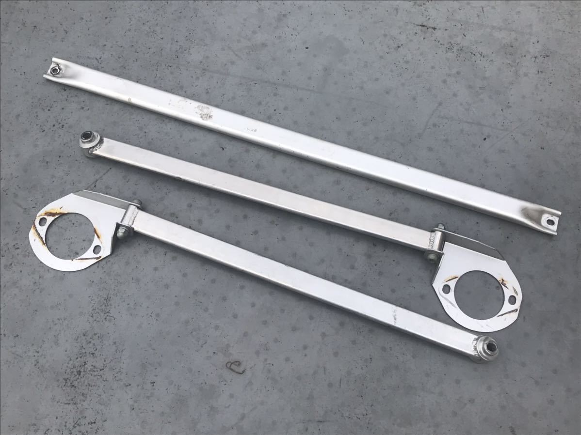 CT9A ランサーエボリューション マインズ リアエンドバー RS純正トランクバーセット ♪ LANCER Evolution ランエボ mine's 他NO490-2拍卖