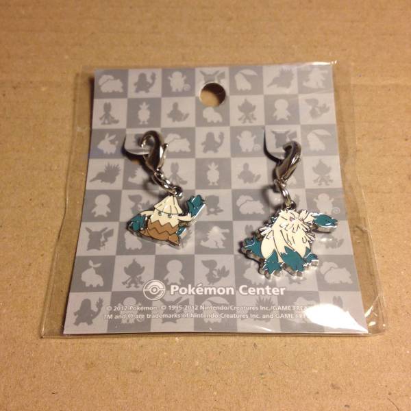 【未開封】ポケモンセンター限定☆ユキカブリ&ユキノオーメタルチャーム拍卖