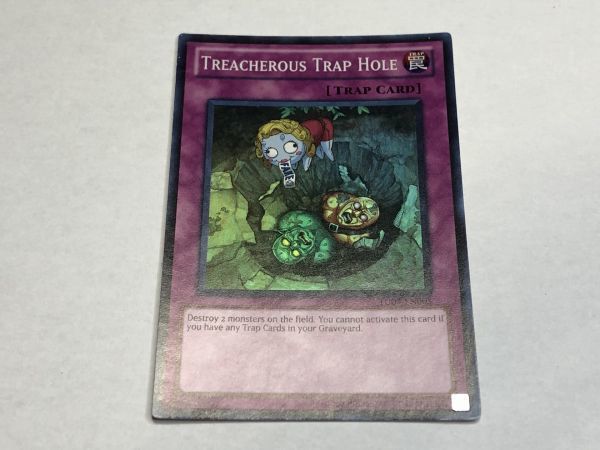 遊戯王 TU03 狡猾な落とし穴 英語 スーパー拍卖