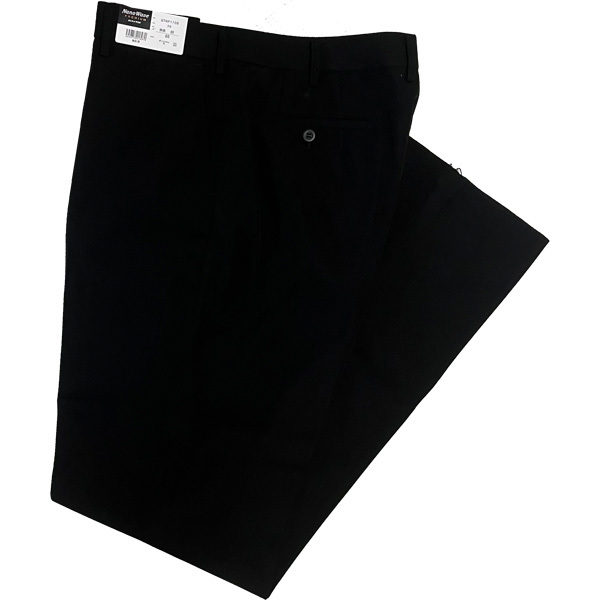 富士ヨット学生ズボン NanoWave(ナノウェイブ) ノータックスラックス GTNP170B 96 黒 ブラック 丸洗い可拍卖