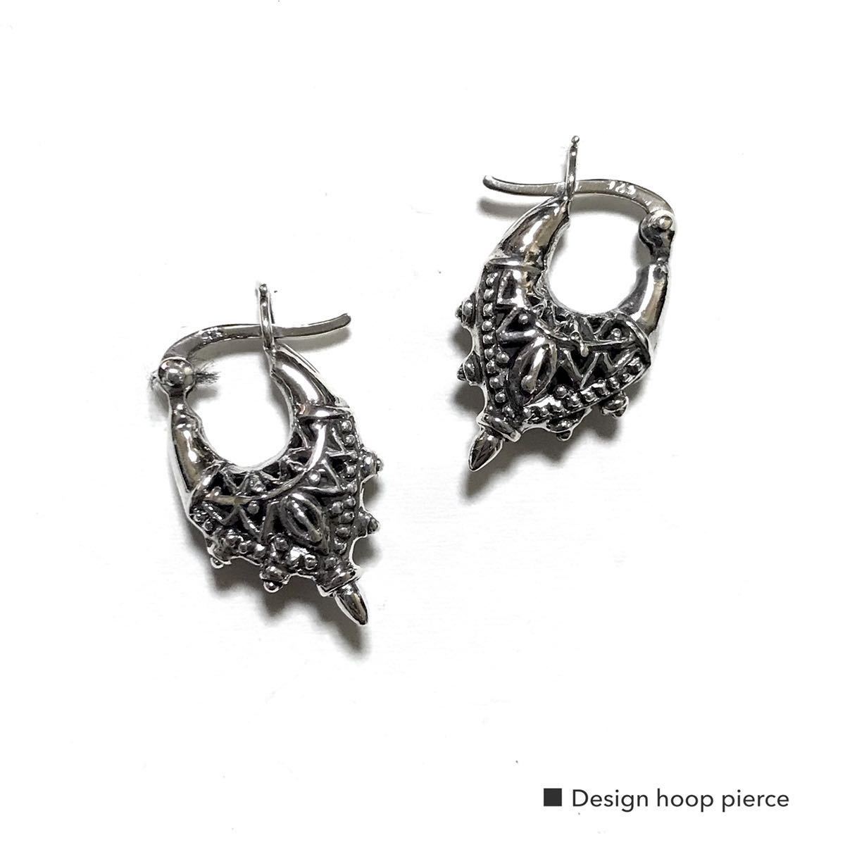 新品未使用 両耳用 ペア 2個 シルバー925 ピアス アクセサリー デザインピアス フープピアス リングピアス カジュアル拍卖