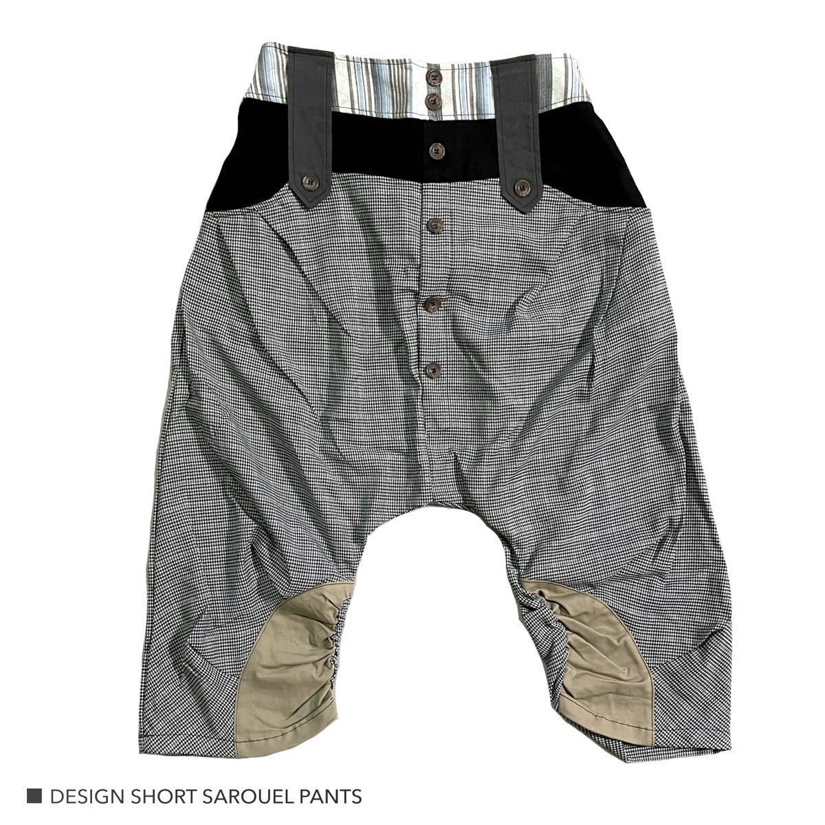 新品未使用 サルエルパンツ ワイドパンツ ガウチョパンツ ハーフパンツ ショートパンツ カジュアル拍卖