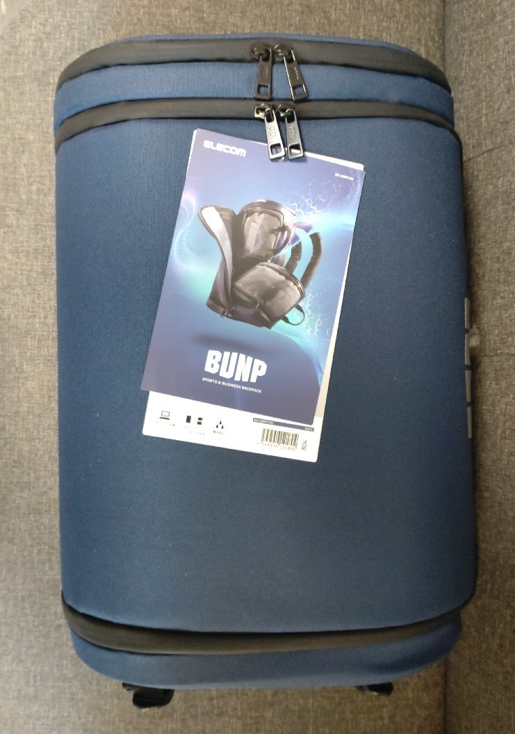 ELECOM エレコム バックパック/スポーツ×ビジネス”BUNP”/ネイビー(BM-SBBP01NV)拍卖