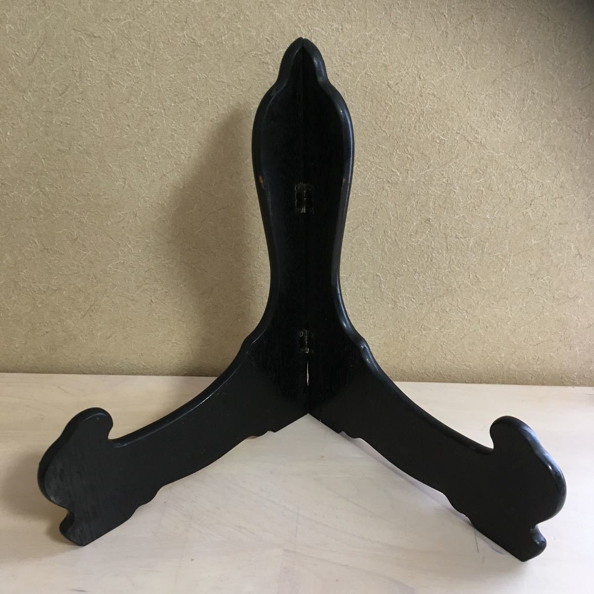 木製 皿立て 額立て ディッシュスタンド フォトスタンド 皿立 大 (230)拍卖
