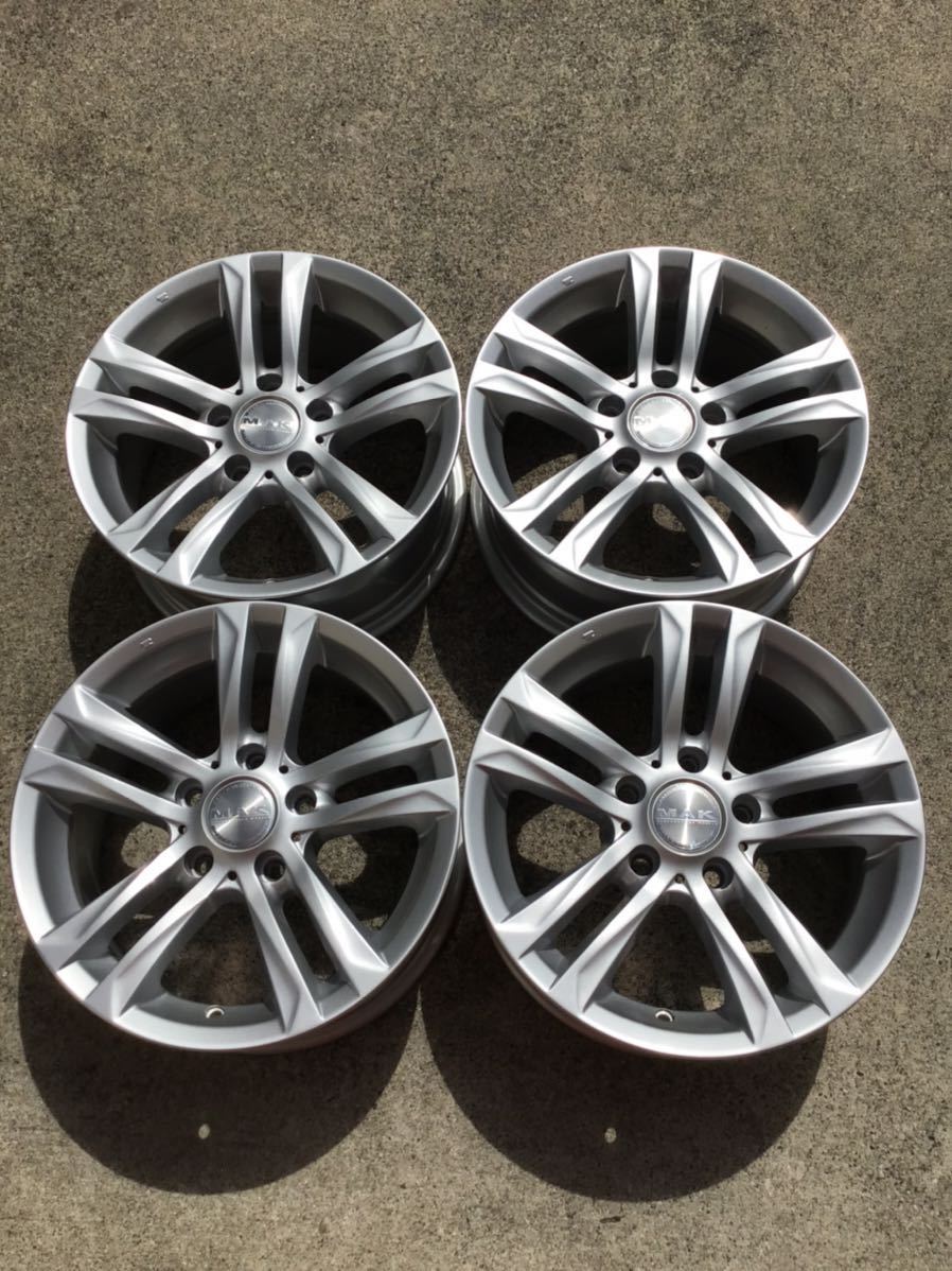 MAK社外アルミホイール 16×7J+35 120-5H 中古品4本 BMW拍卖