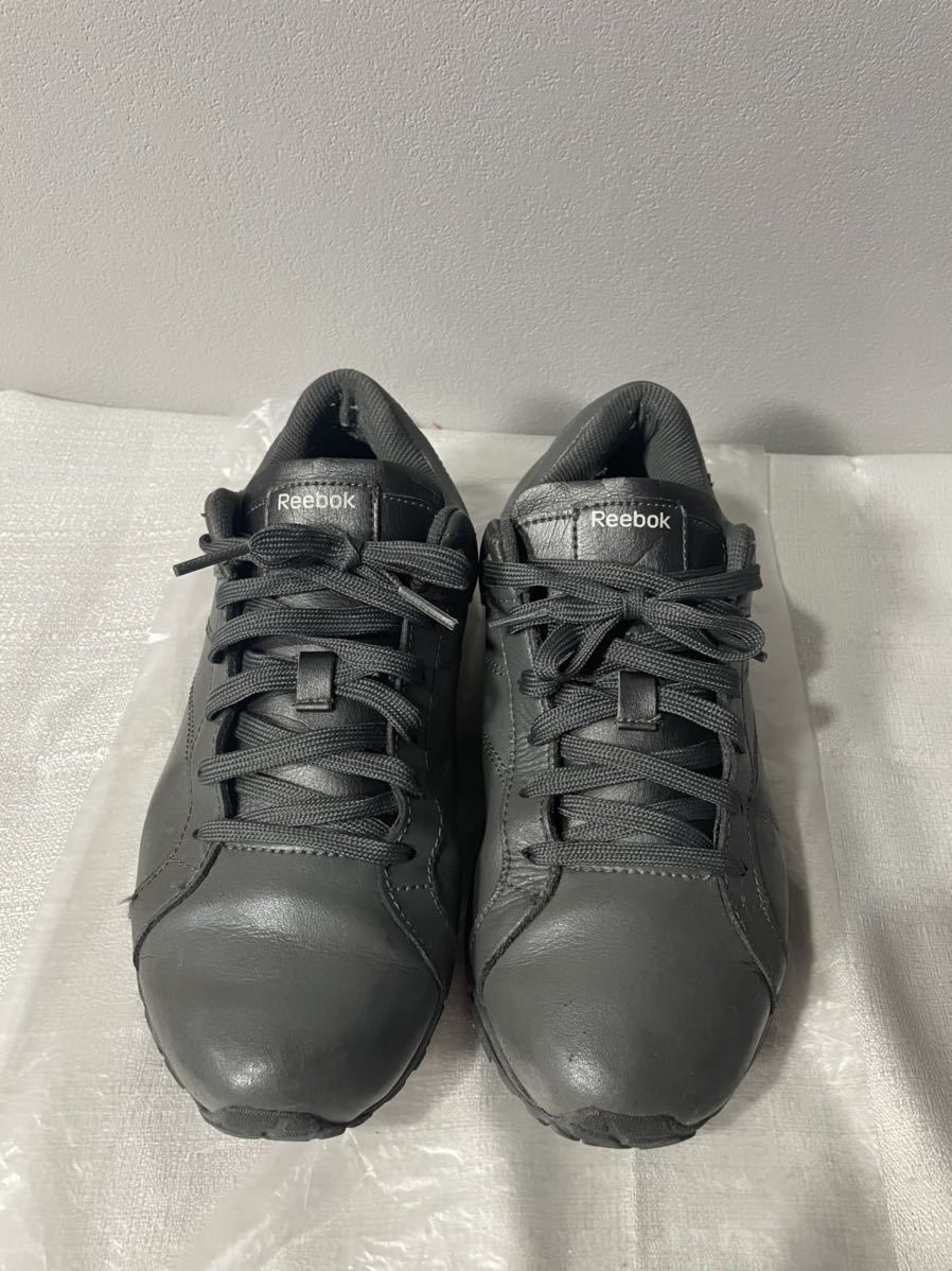 リーボックReebokスリムトーングレー23.5cmレディース通勤通学仕事拍卖