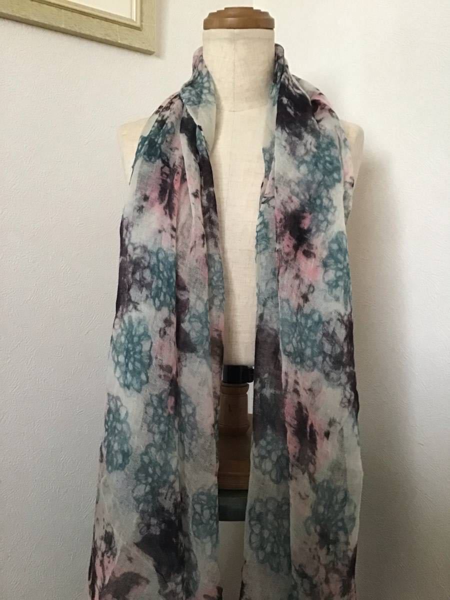 美品 ミー&カシミヤ ストール 伊勢丹で購入 軽くて柔らか Me & Kashimiere (^^) 拍卖