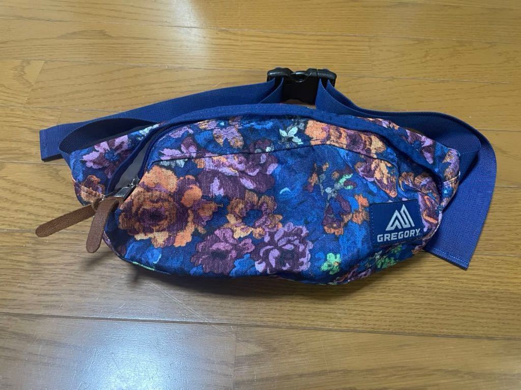 GREGORY グレゴリー バッグ 2017年 限定カラー ルミナスタペストリー 柄 テールランナー ウエストバッグ拍卖
