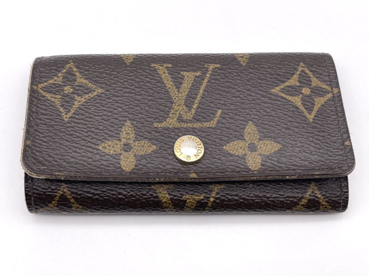 ルイヴィトン LOUIS VUITTON モノグラム 4連キーケース拍卖