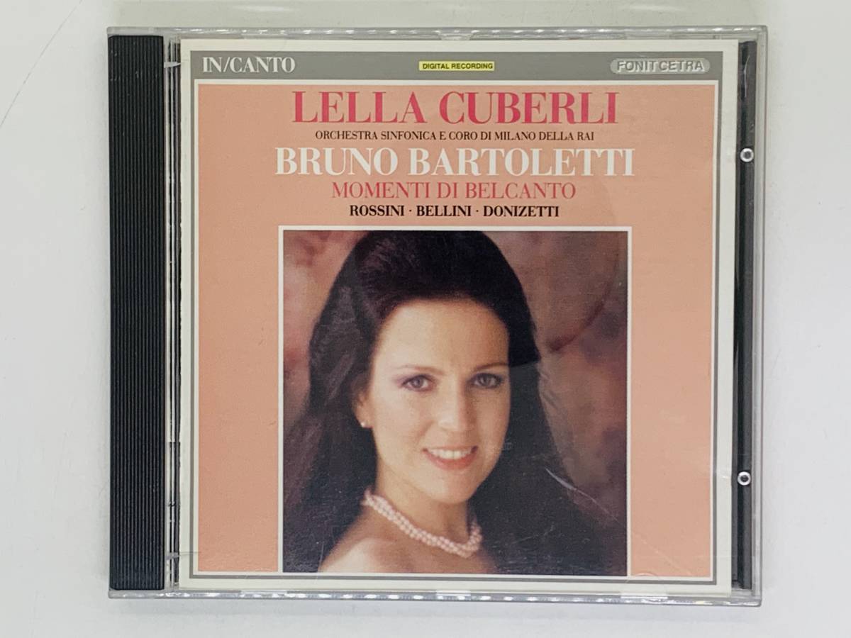 即決CD 伊盤 MOMENTI DI BELCANTO / Lella Cuberli / BRUNO BARTOLETTI / ROSSINI BELLINI DONIZETTI / クラシック イタリア盤 レア F05拍卖