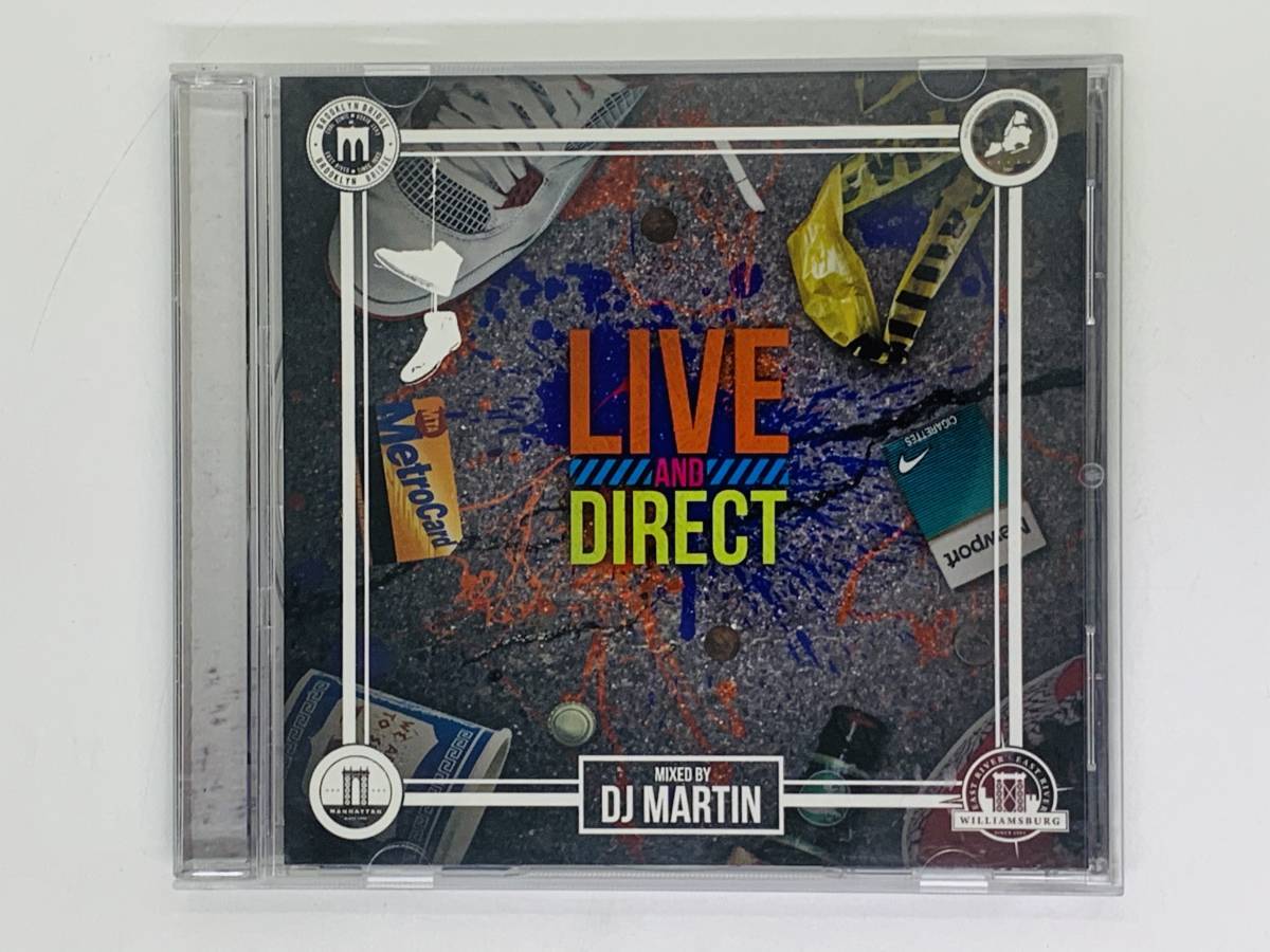即決CD LIVE AND DIRECT Mixed by DJ MARTIN / 63曲収録 アルバム 激レア 希少 M05拍卖