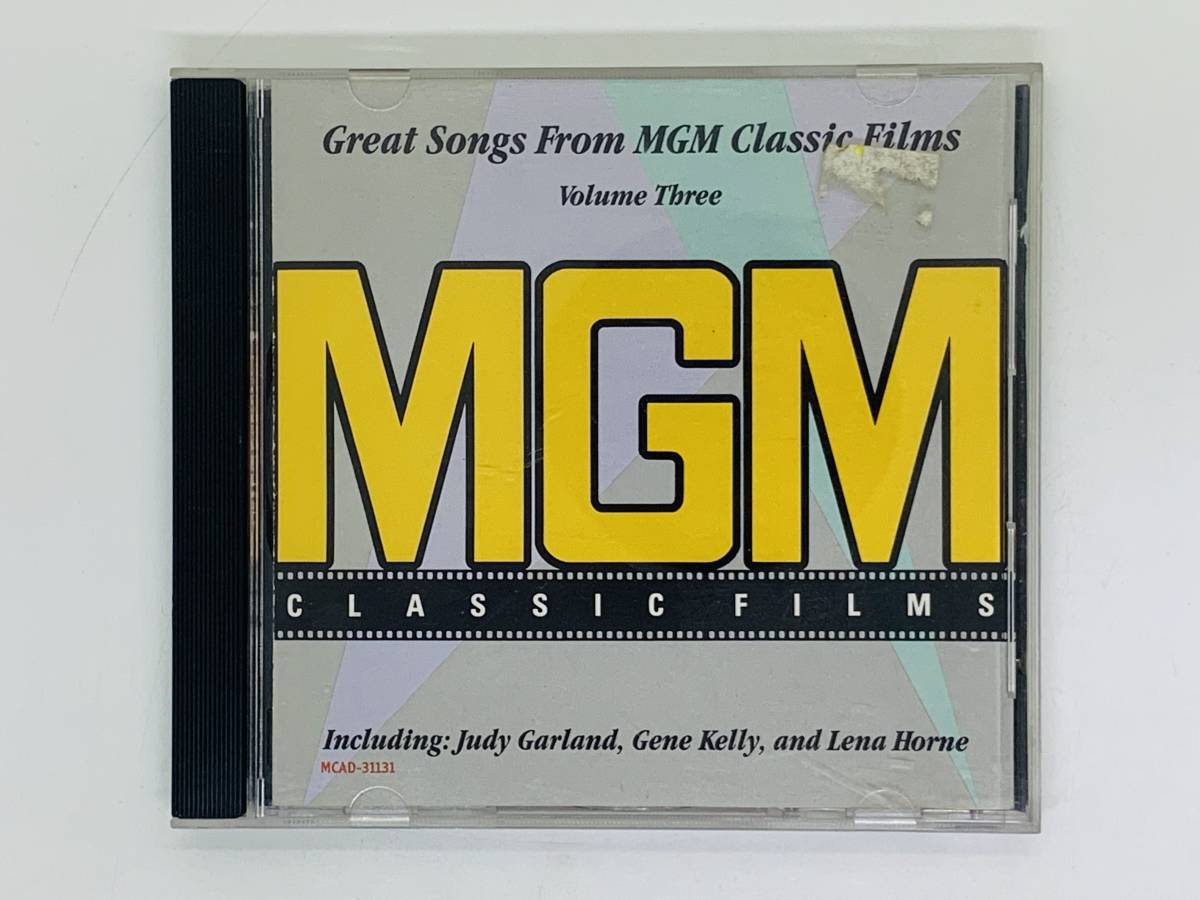 即決CD GREAT SONGS FROM MGM CLASSIC FILMS / VOLUME THREE / JOHNNY ONE NOTE SO IN LOVE / アルバム レア Y30拍卖