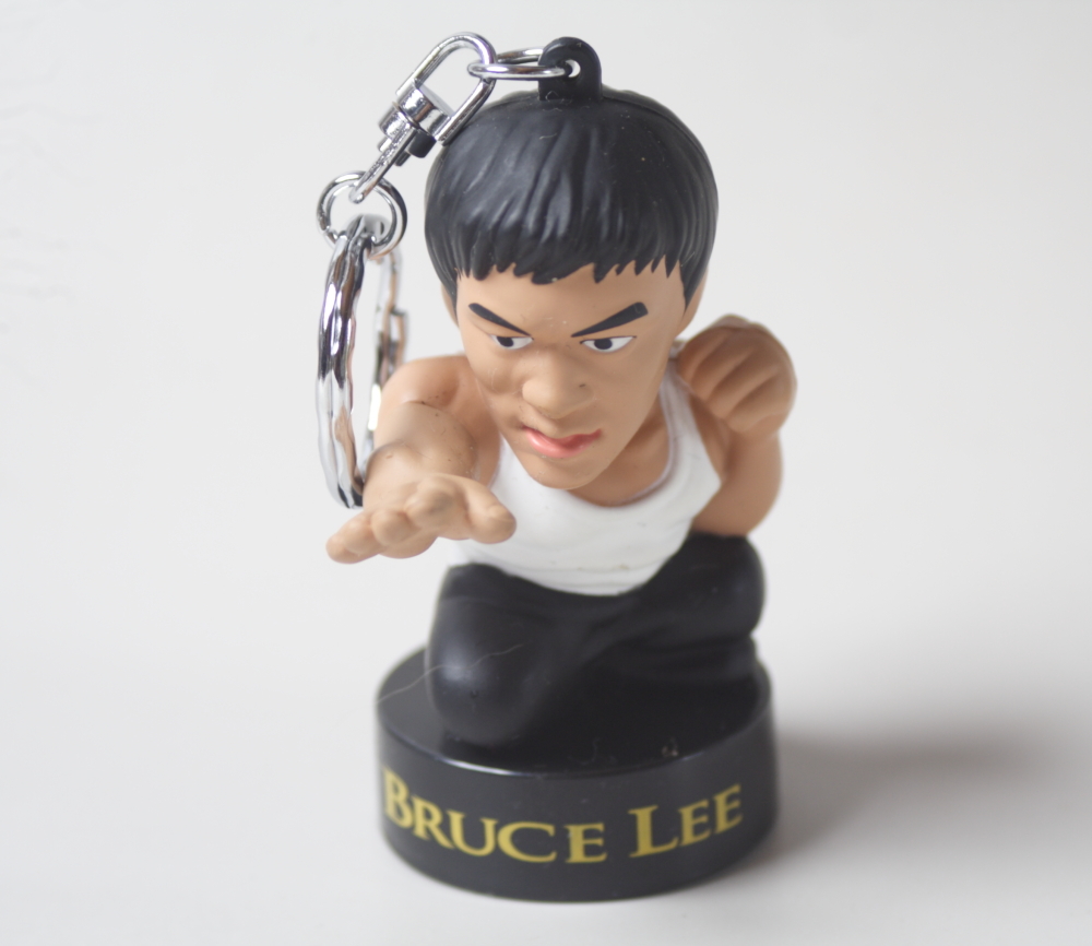 ブルースリー フィギュア マスコット キーホルダー 李小龍 Bruce Lee 武道家拍卖