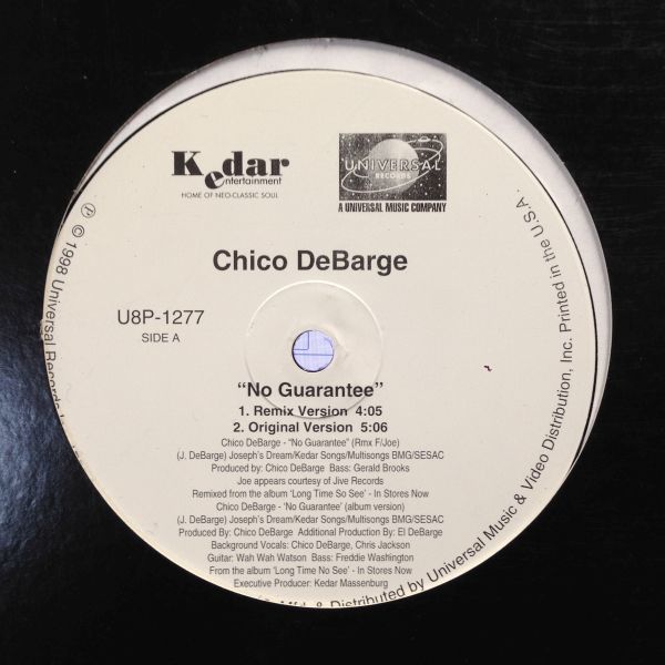 12inchレコード CHICO DeBARGE / NO GUARANTEE拍卖