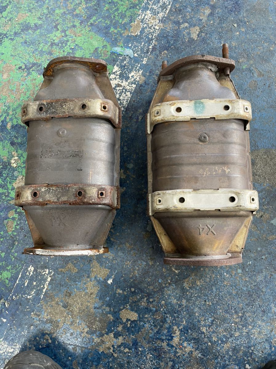 2個セット 日産 BNR32 BCNR33 BNR34 GTR スカイライン 触媒 RB26DETT 刻印 X4拍卖