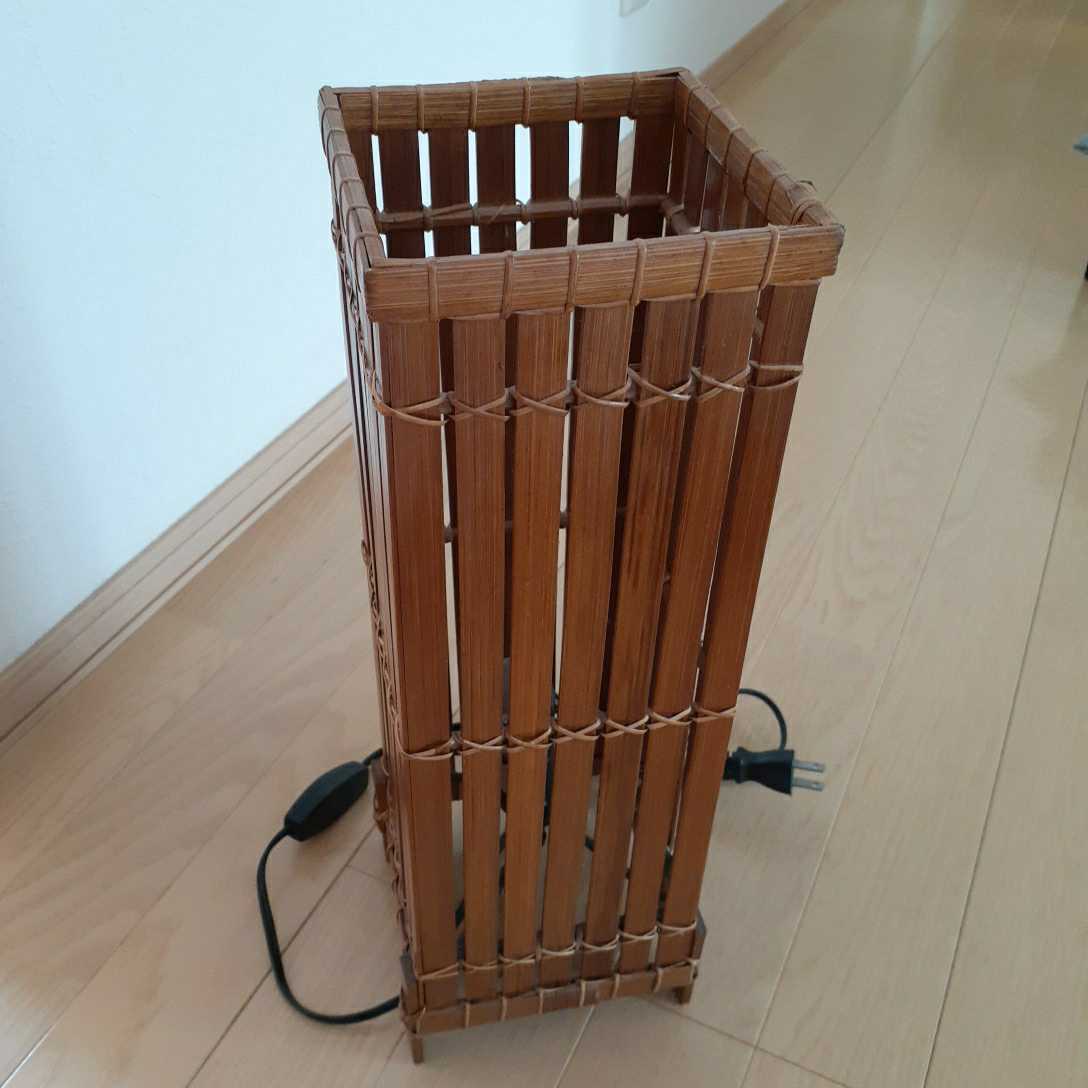 竹 格子 ランプ コンセント スイッチ 照明 インテリア お洒落で cafe リビング 住宅 レトロ バンブーライト japan拍卖
