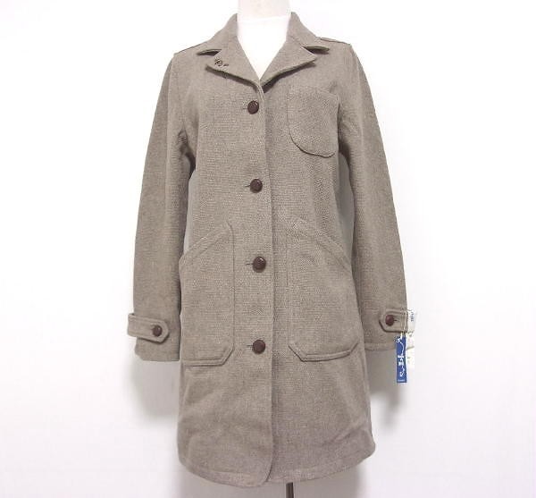 新品★caqu サキュウ★made in 東北★ウール混コート★日本製拍卖