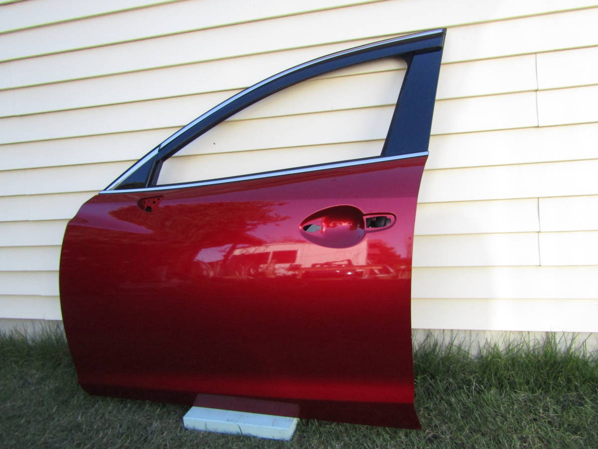 マツダ6 ワゴン 純正 左 フロントドア 雹害 左前ドア レッド ■■ 1102602拍卖