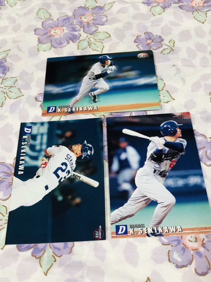 カルビープロ野球チップスカード セット売り 中日ドラゴンズ 関川浩一拍卖